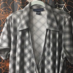 Lane Bryant wrap dress short sleeve